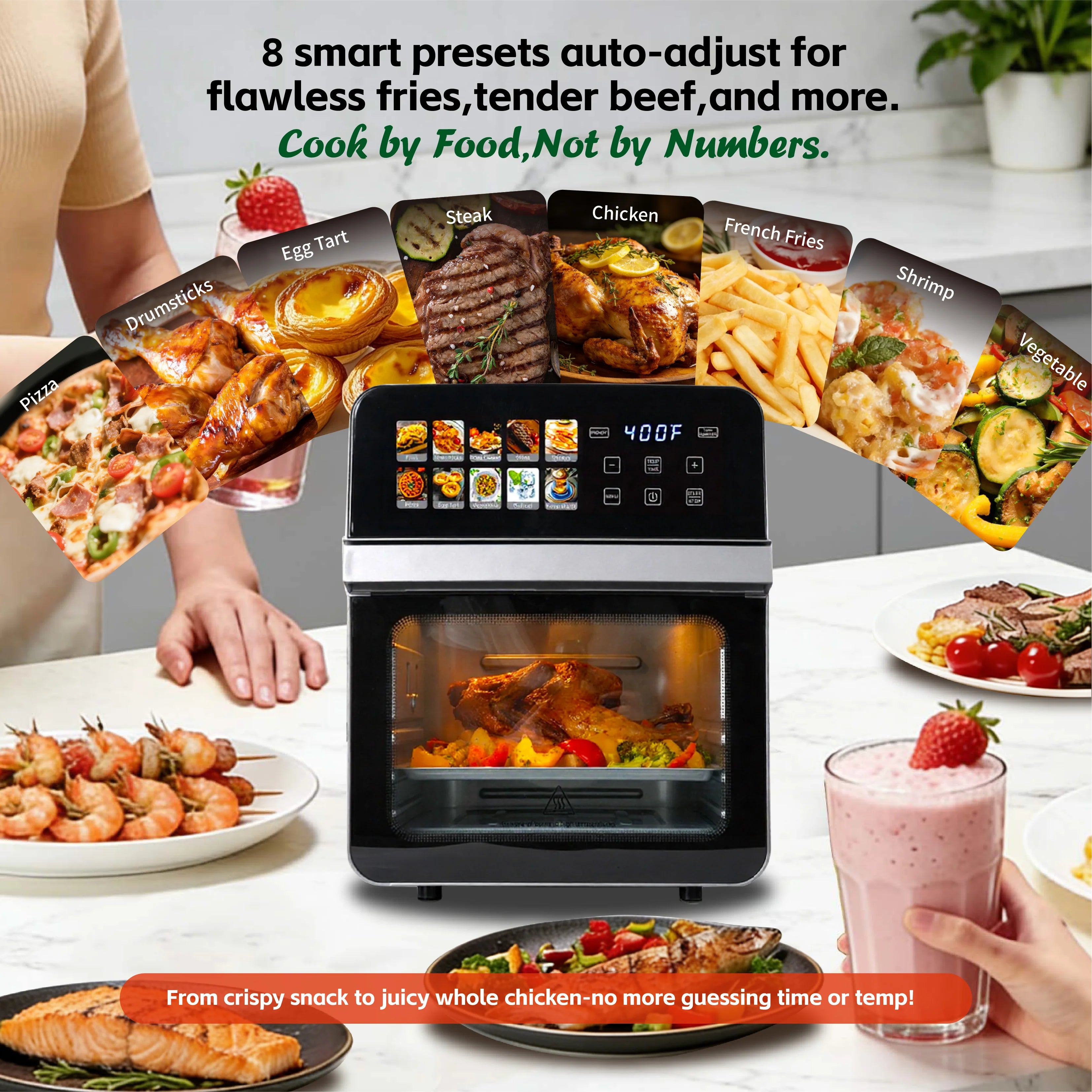 10QT Air Fryer Toaster Oven