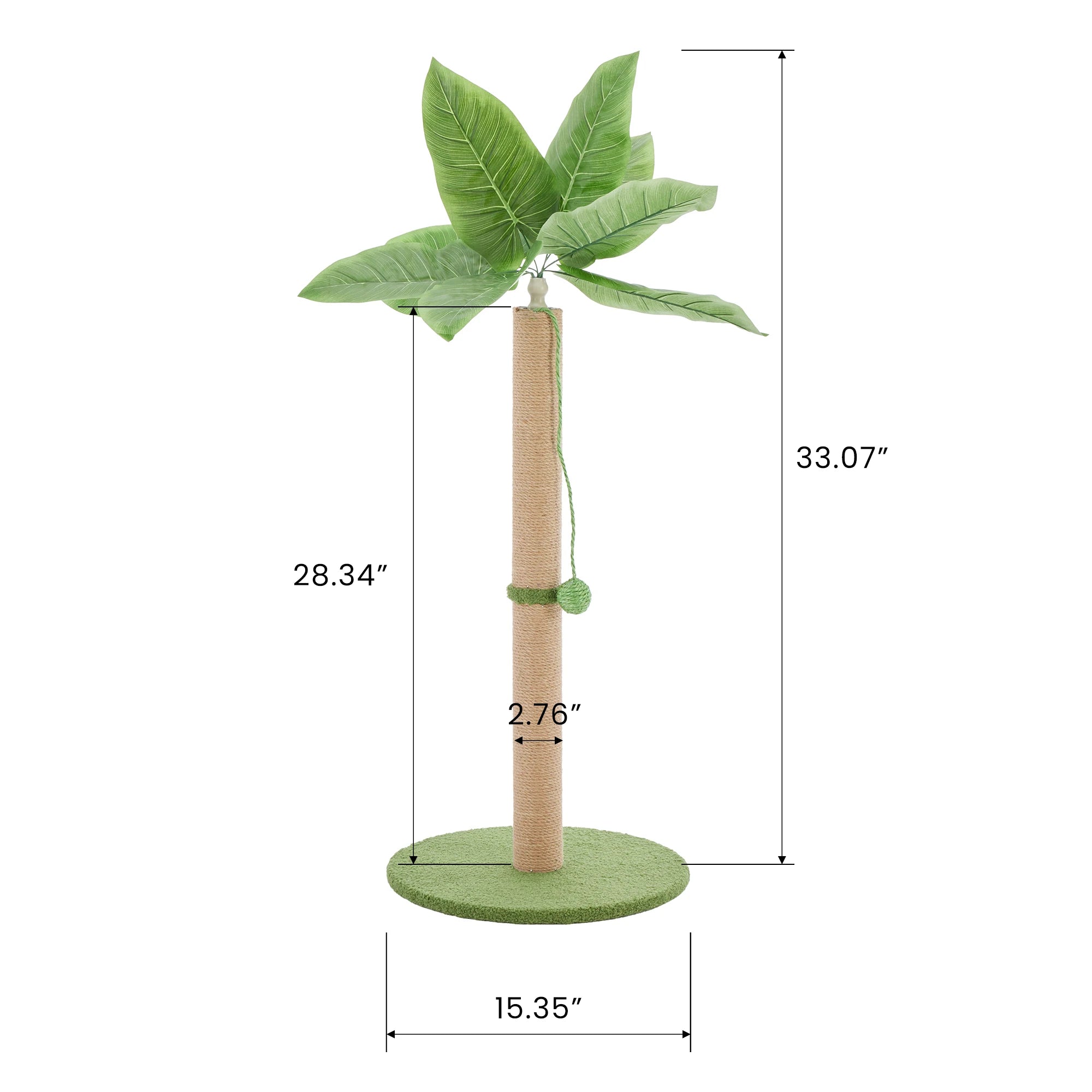 Cat Scratching Post with Dangling Ball