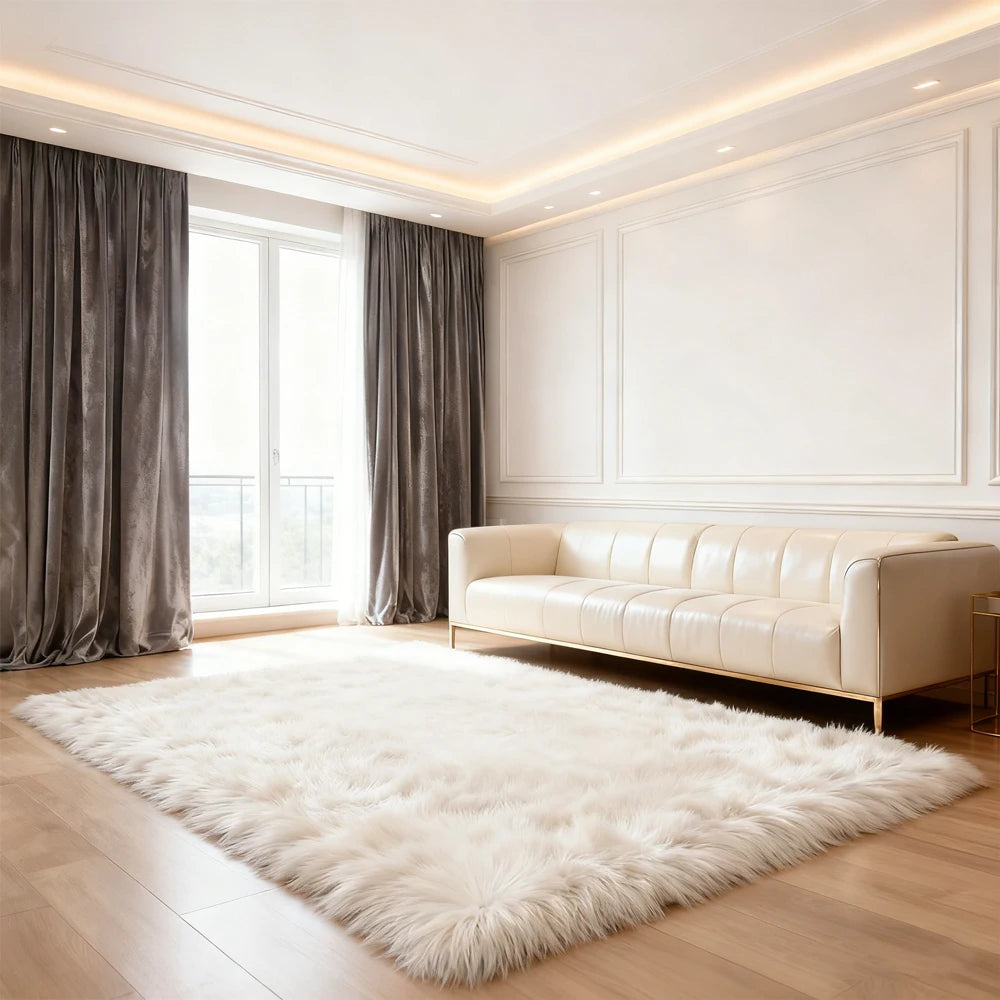 White and Grey Area Rugs 9x12