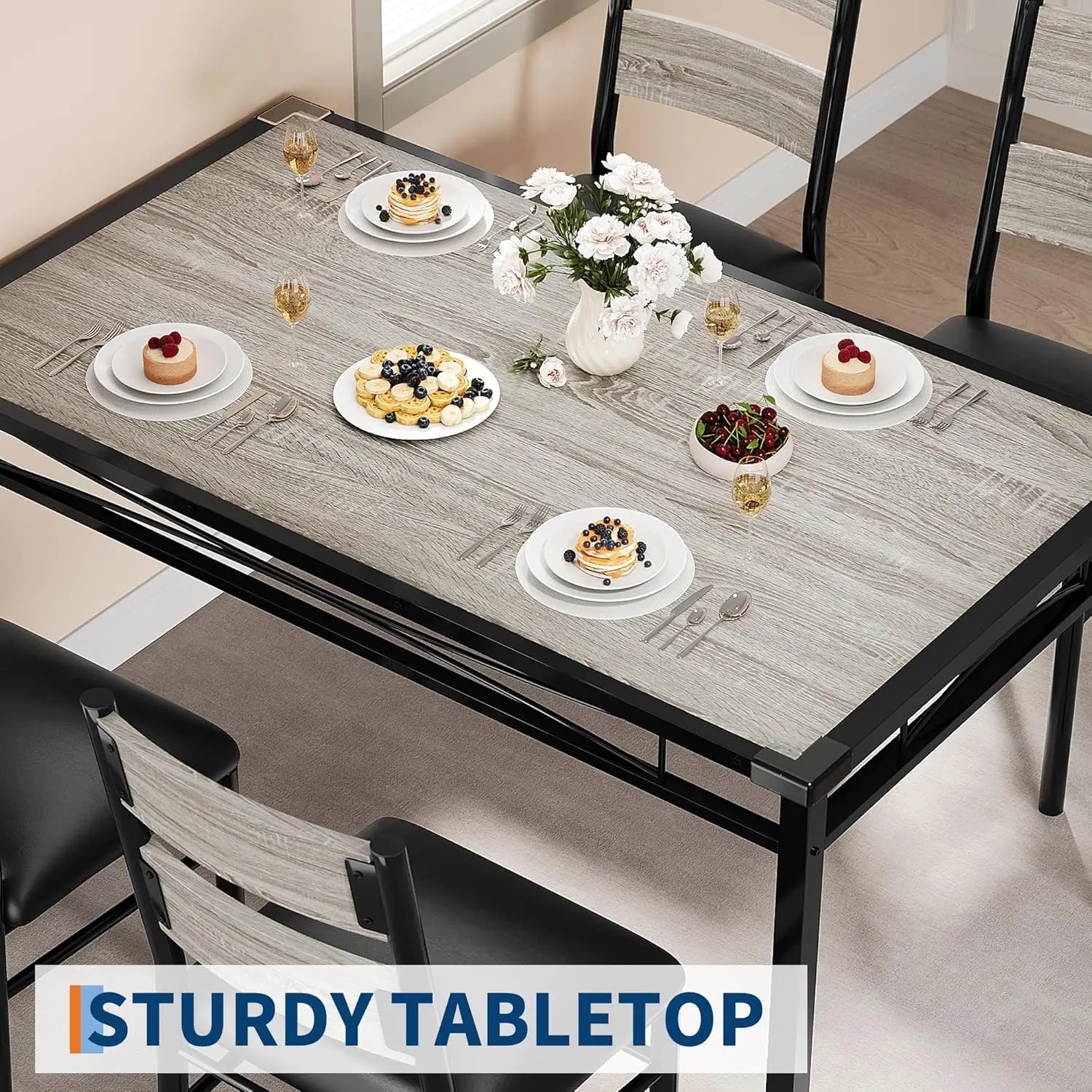 Dining Table Set for 4
