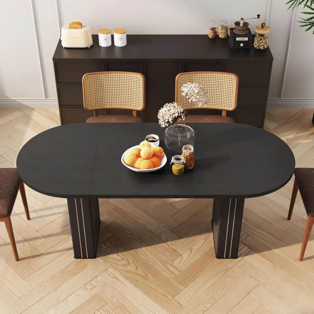 70.8 Inch Oval Dining Table