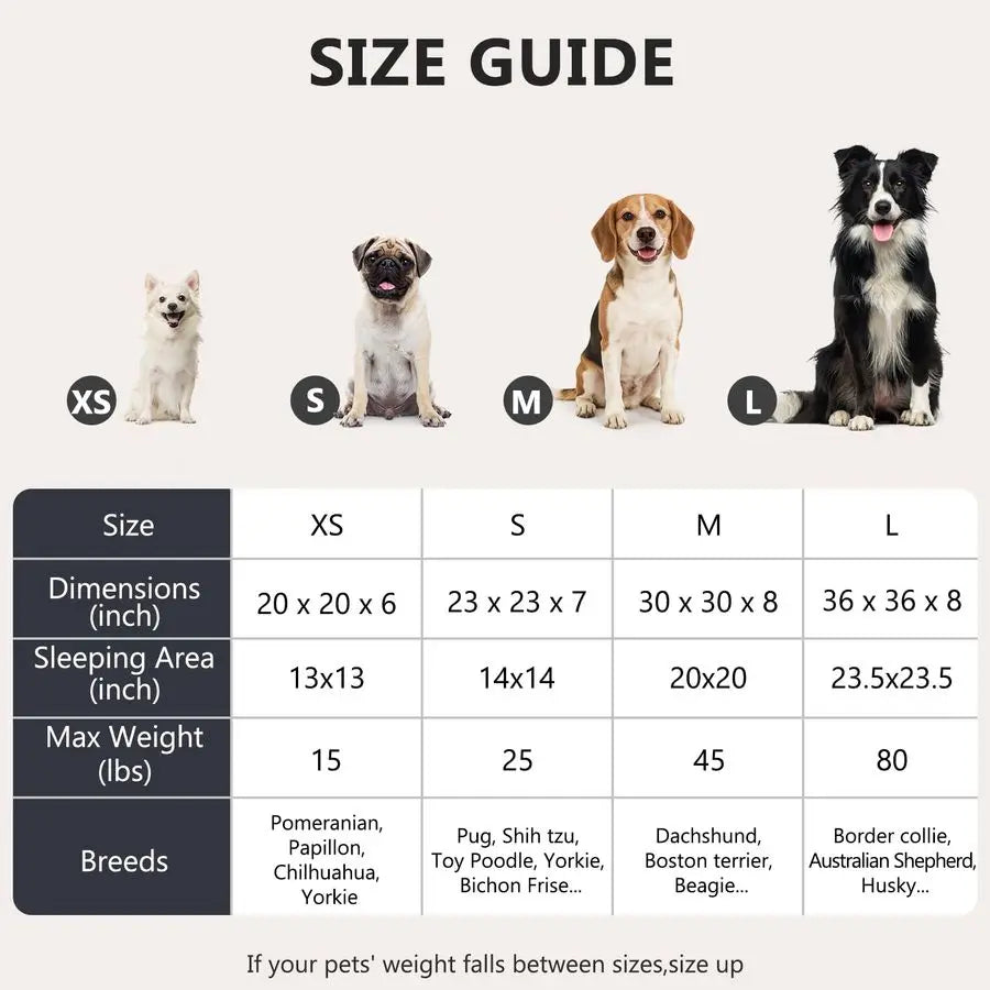 Orthopedic Round Dog Bed