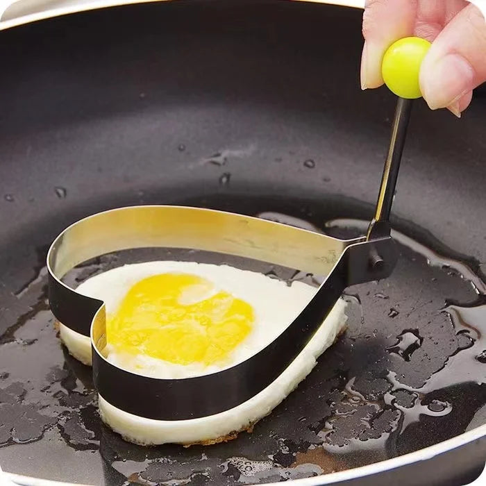 New Stainless Steel Fried Egg Mold Heart Pancake Maker