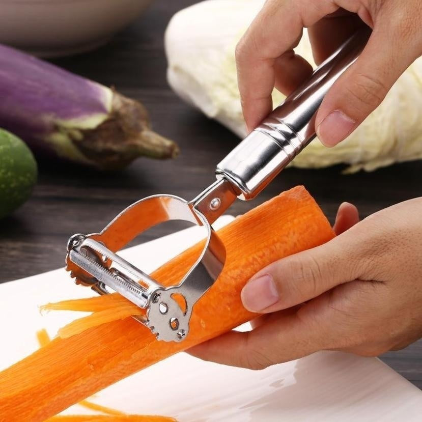 High Quality Stainless Steel Potato Cucumber Carrot Julienne Peeler