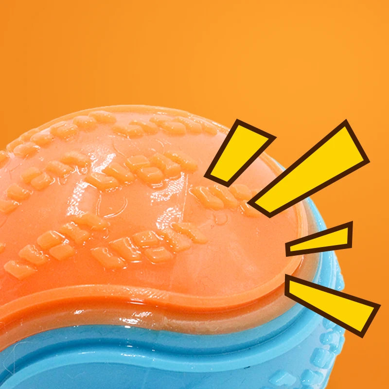 Toys for Dog Pet Teeth Cleaning Bite Resistance Squeaky