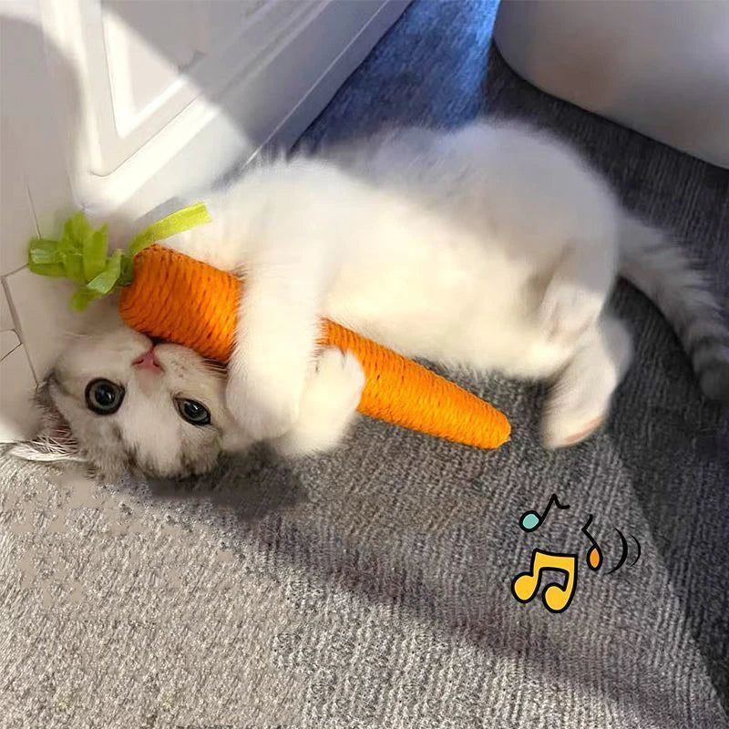 Cat Toys Make Sounds Carrots
