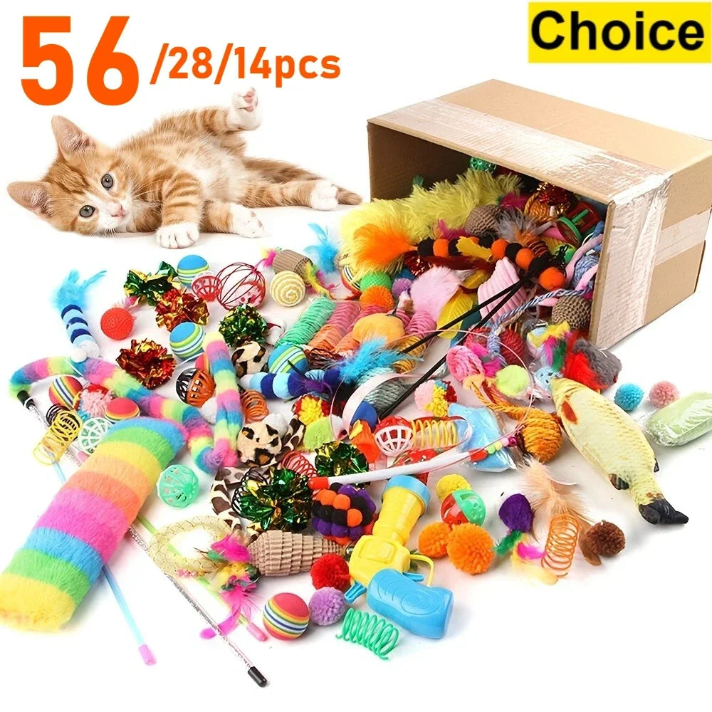 Cat Toys Mixed Pack. Combination