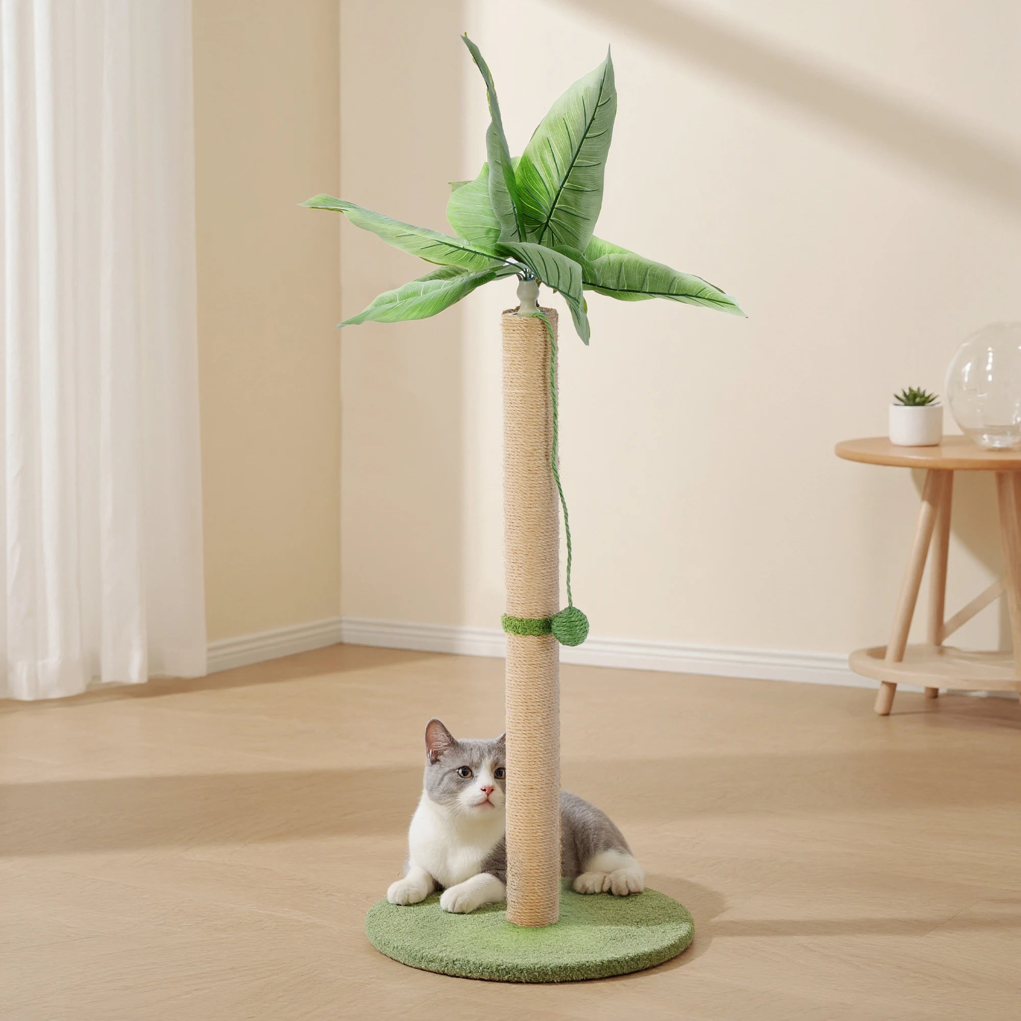 Cat Scratching Post with Dangling Ball