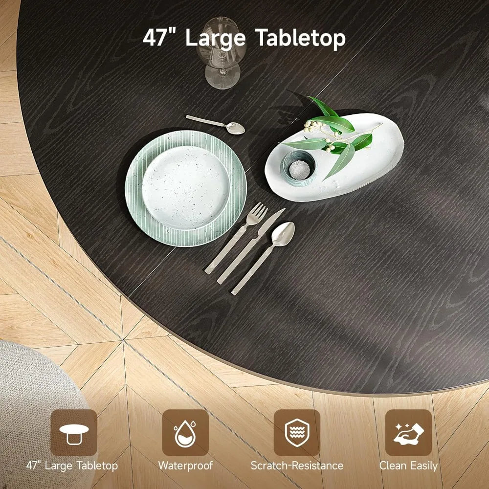 47 Inch Round Dining Table