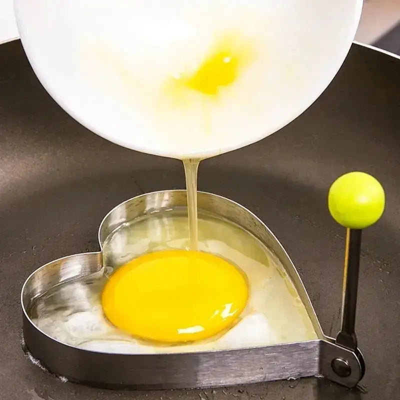 New Stainless Steel Fried Egg Mold Heart Pancake Maker