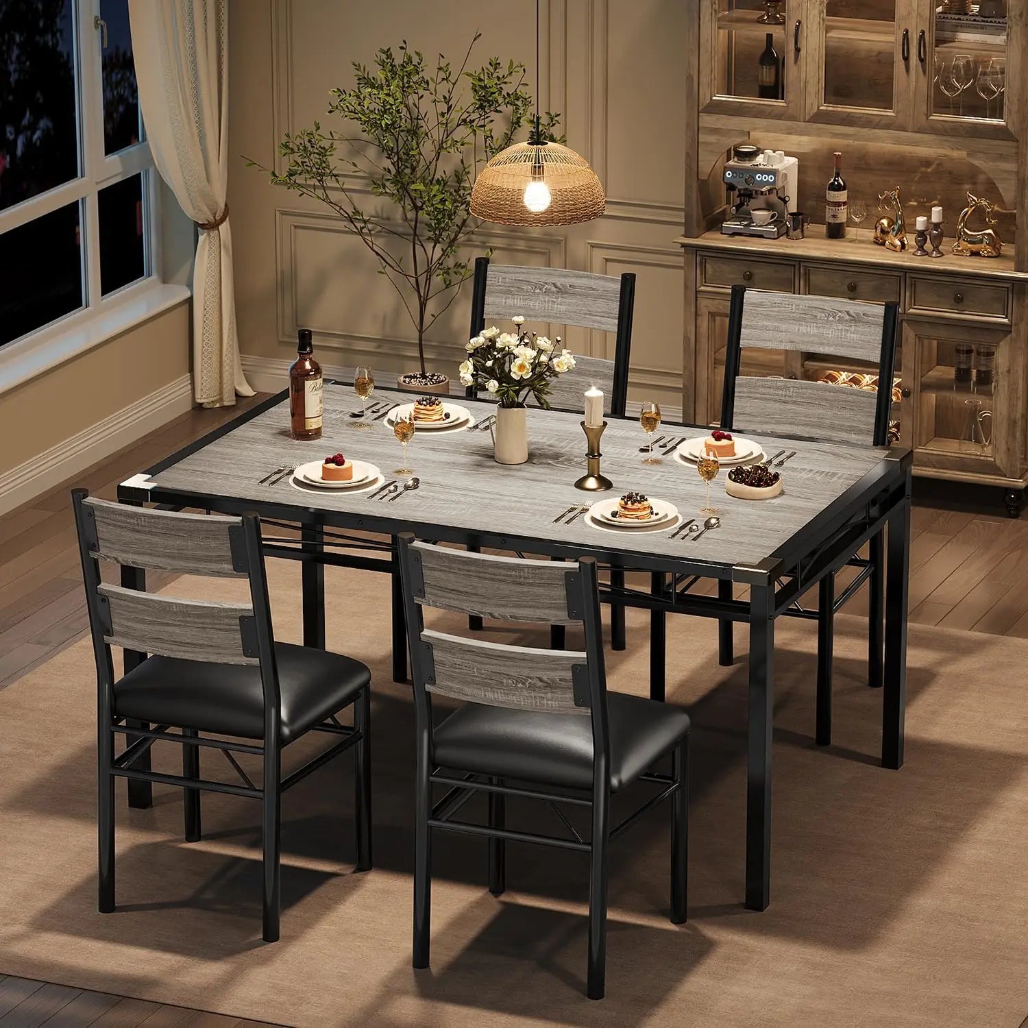 Dining Table Set for 4