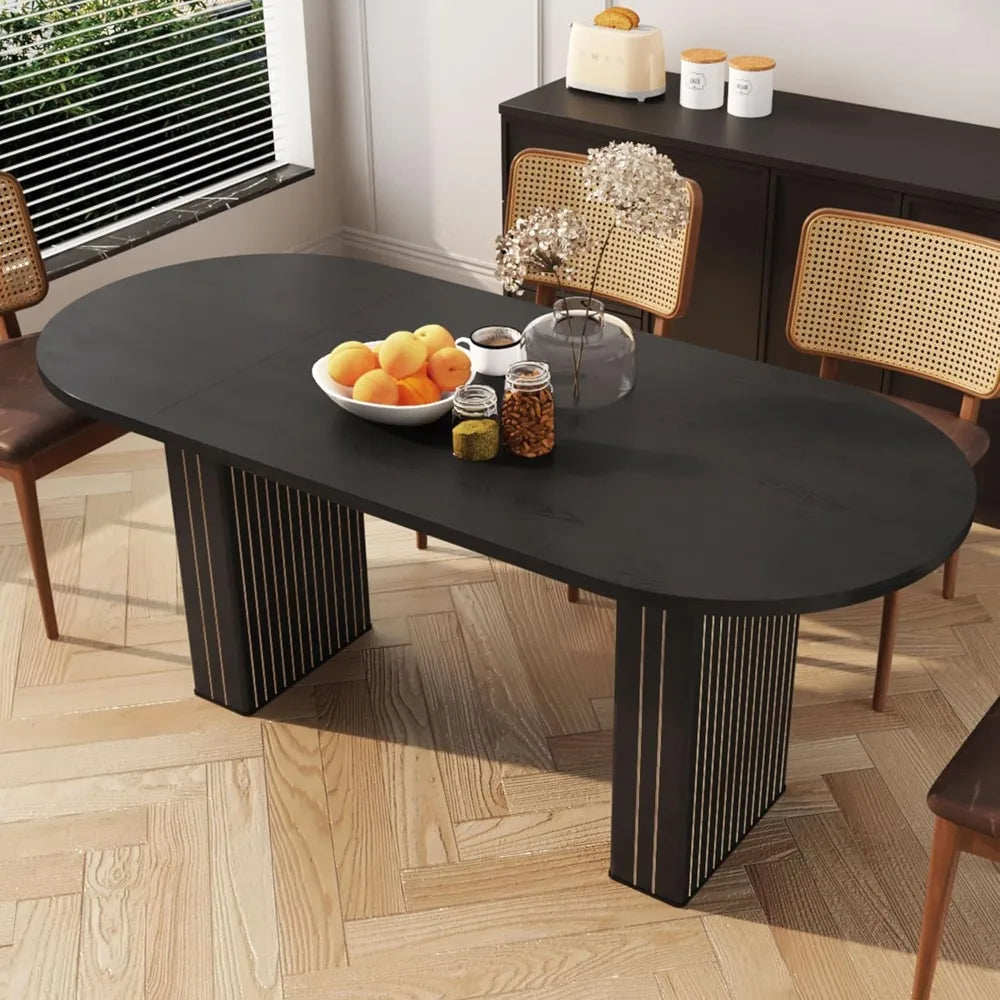 70.8 Inch Oval Dining Table
