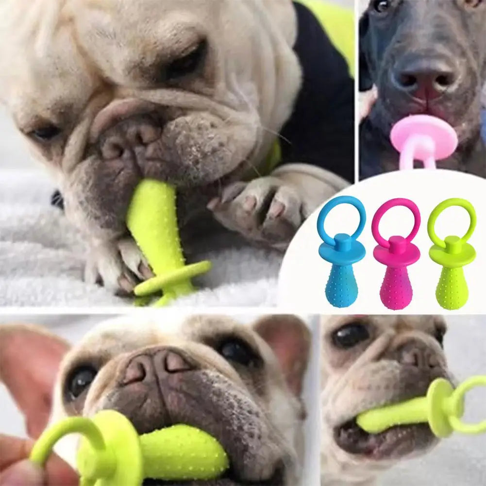Pet Rubber Pacifier Dog Toy