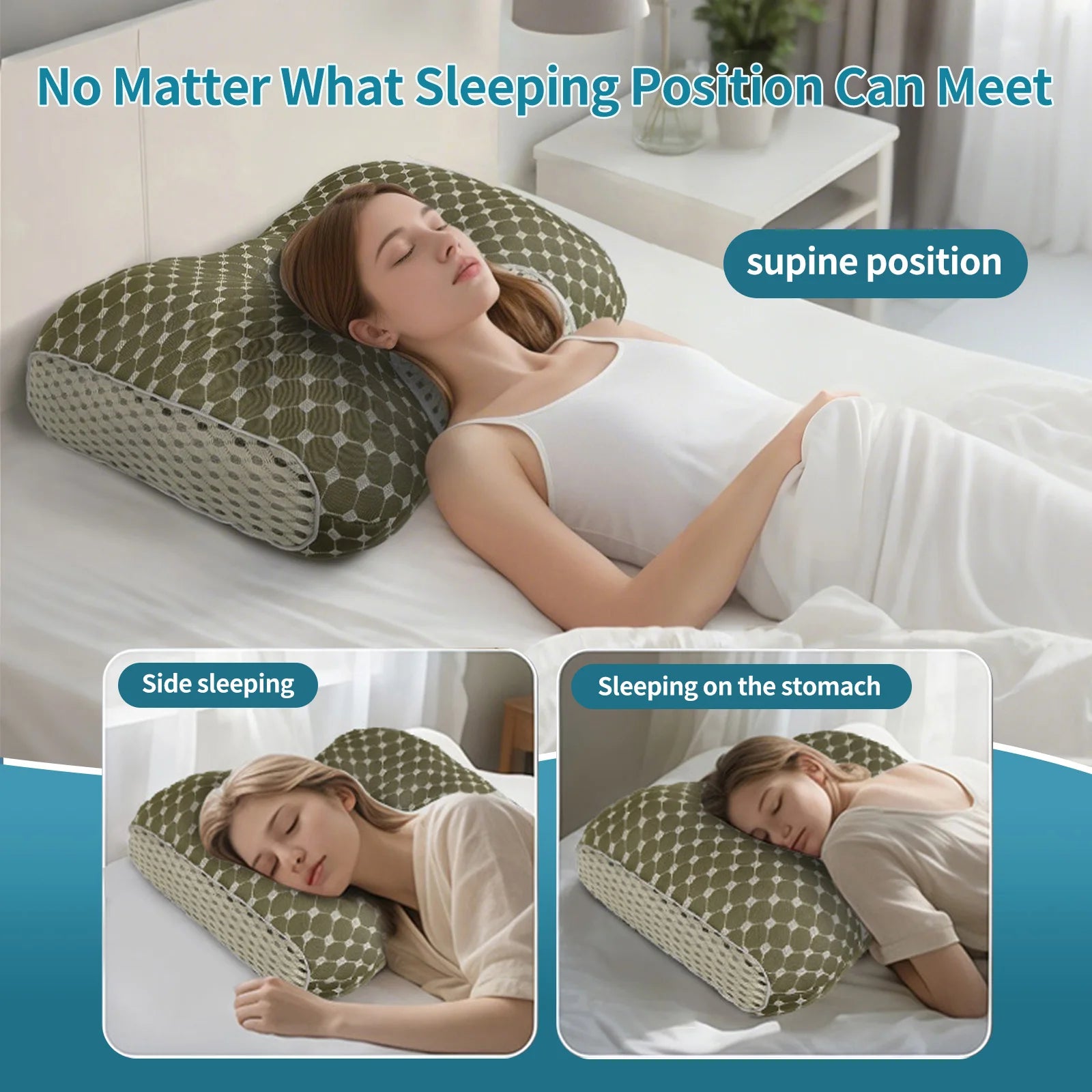 2-Pack Soft Knit Neck Massage Pillow