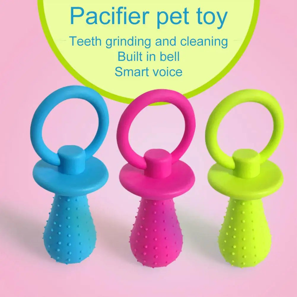 Pet Rubber Pacifier Dog Toy