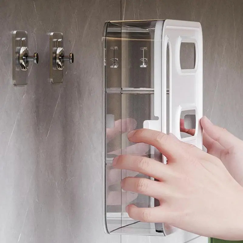 Zip Lock Organizer With Gallon, Quart, and Sandwich Size Pockets