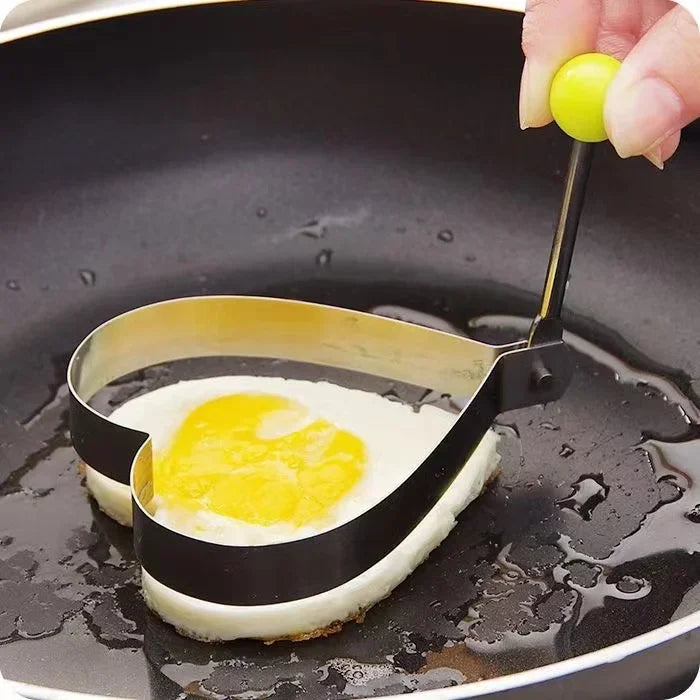 New Stainless Steel Fried Egg Mold Heart Pancake Maker