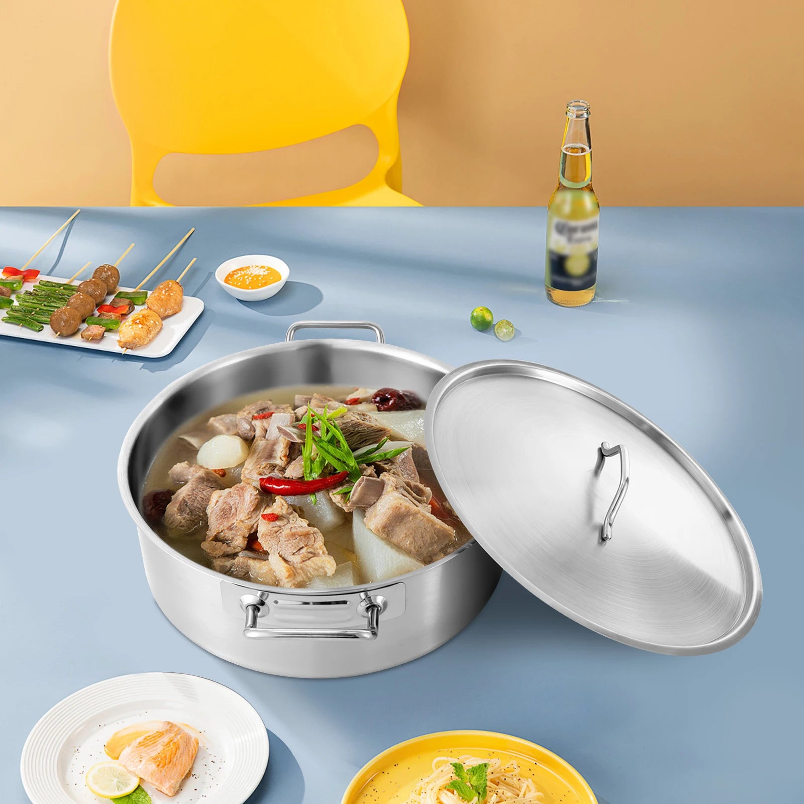6lbs Stainless Steel Stockpot