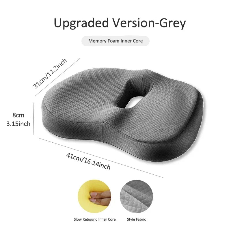 Memory Foam Seat Cushion Set