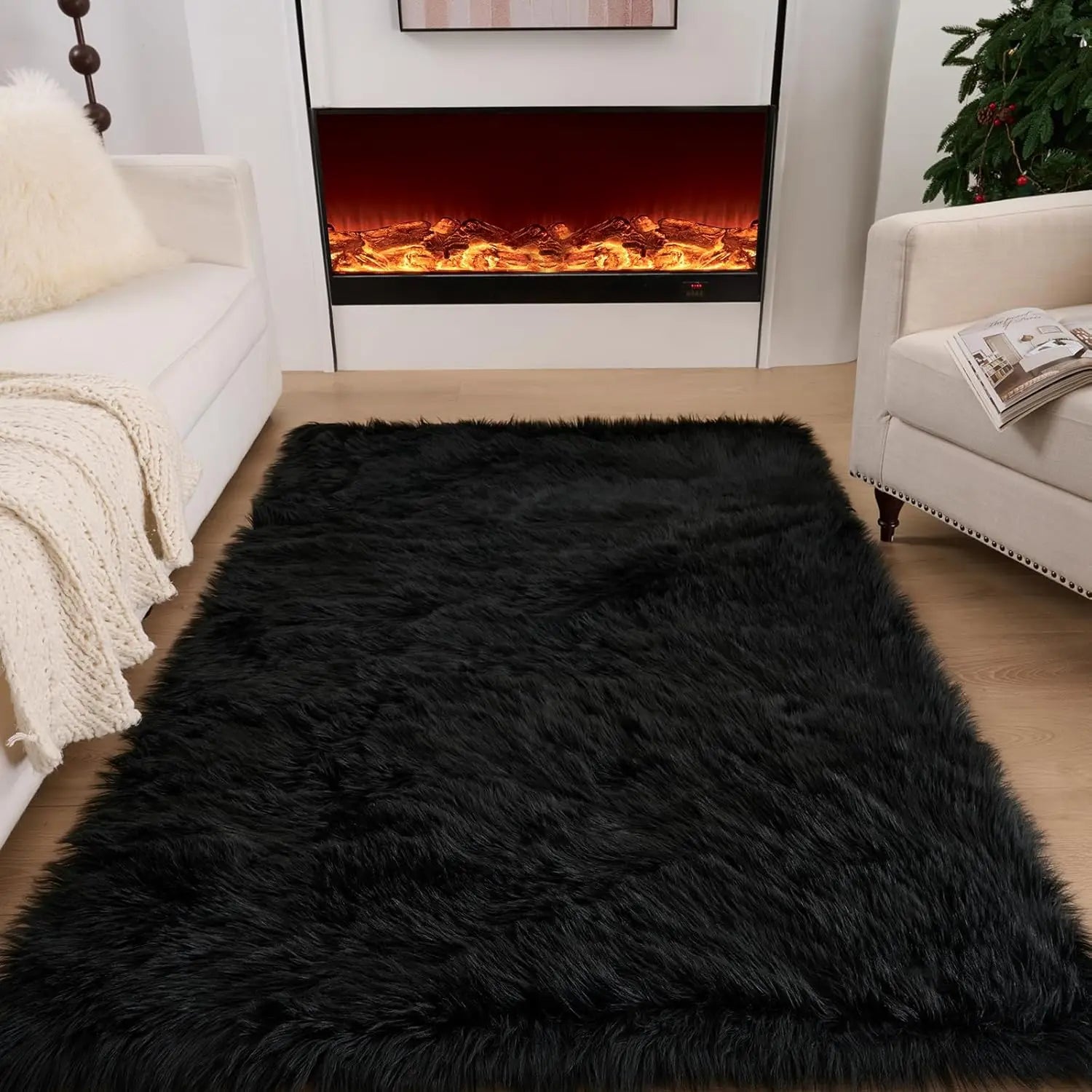 White and Grey Area Rugs 9x12