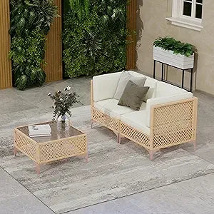 Wicker Outdoor Sectional Set