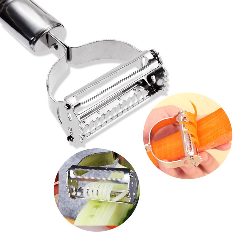High Quality Stainless Steel Potato Cucumber Carrot Julienne Peeler