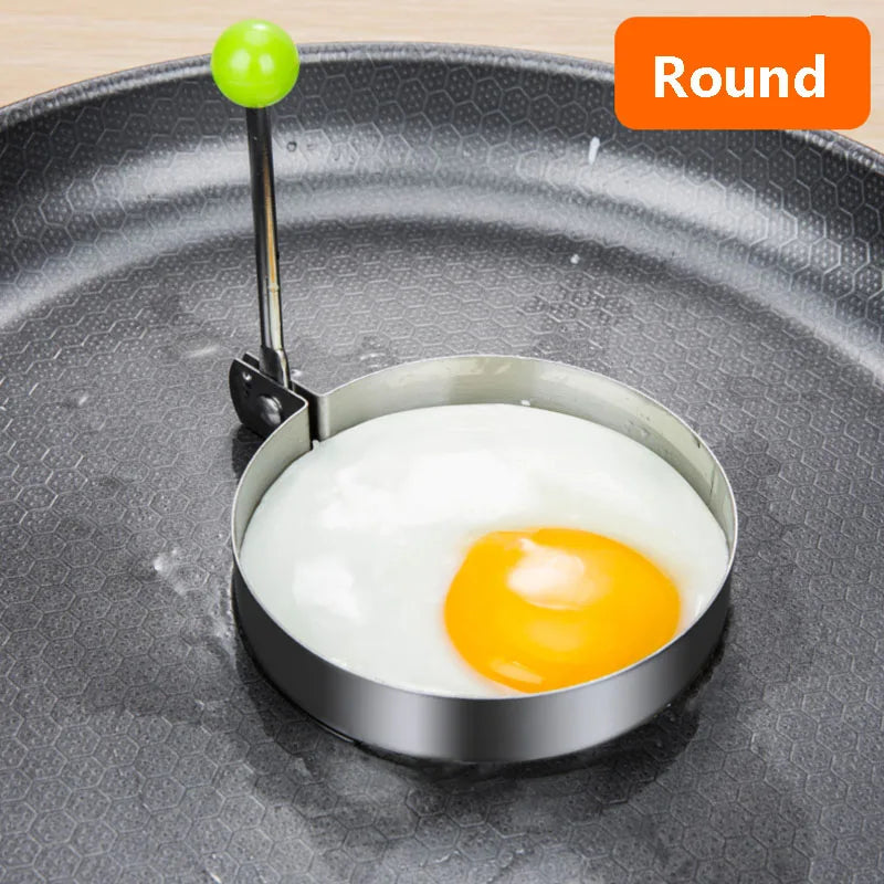 New Stainless Steel Fried Egg Mold Heart Pancake Maker