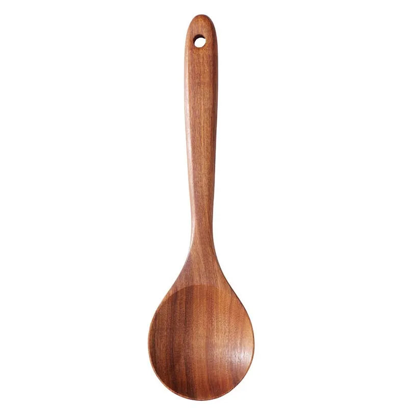 Wood Kitchenware Cooking Set
