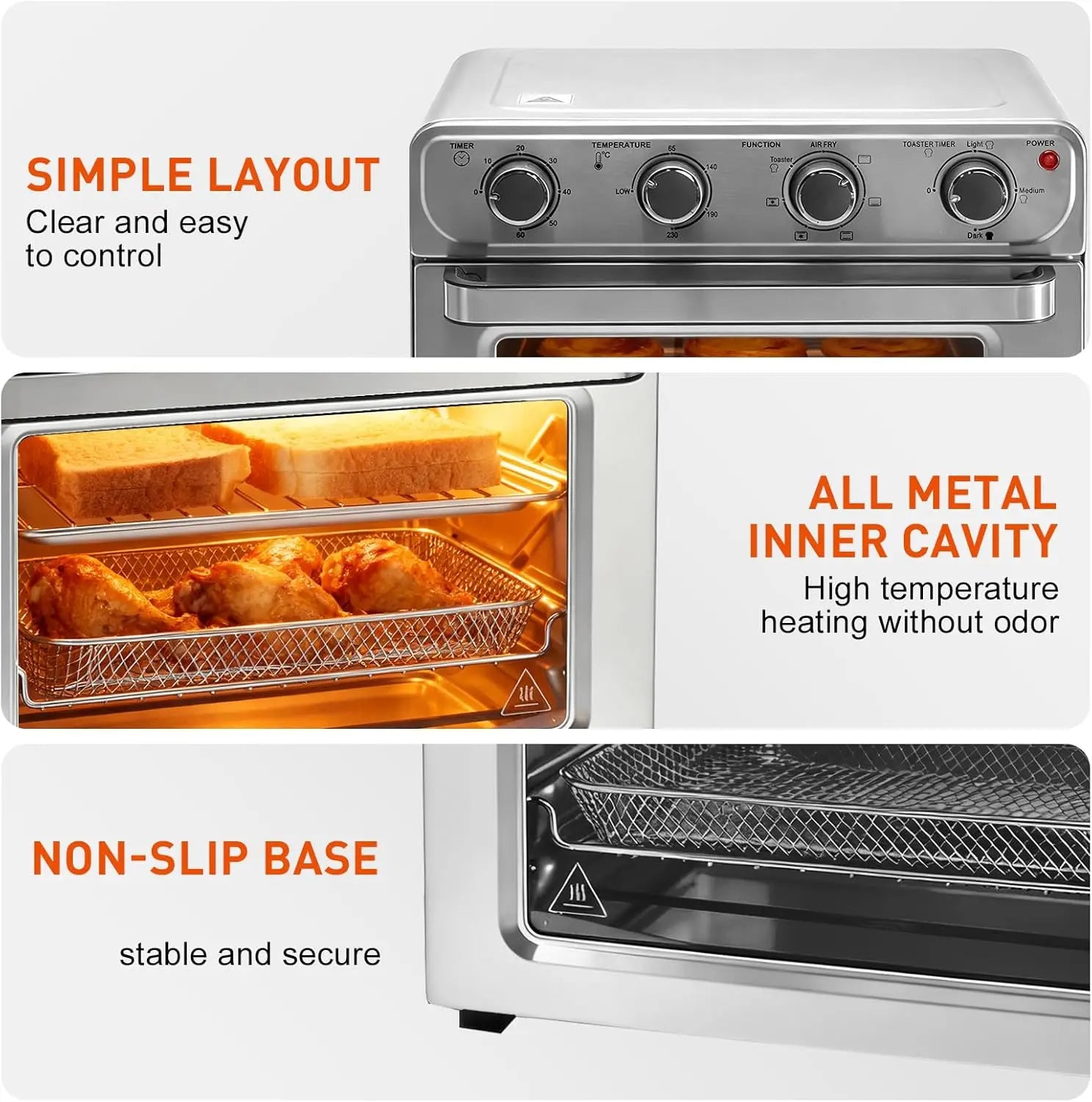 Air Fryer Toaster Oven Combo