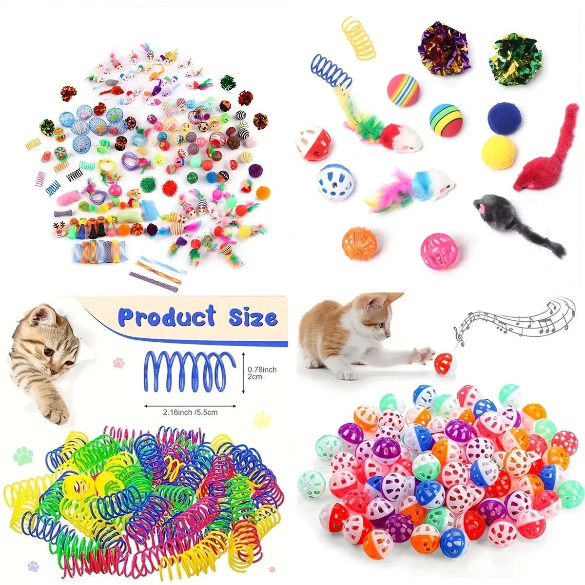 Cat Toys Mixed Pack. Combination