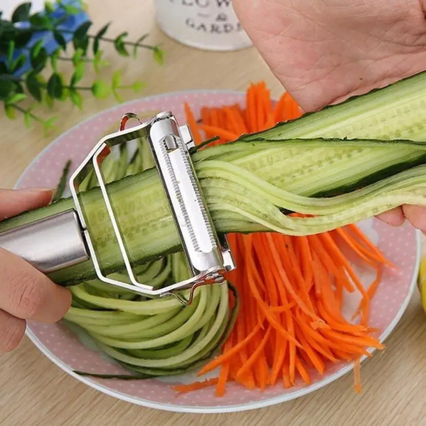 High Quality Stainless Steel Potato Cucumber Carrot Julienne Peeler