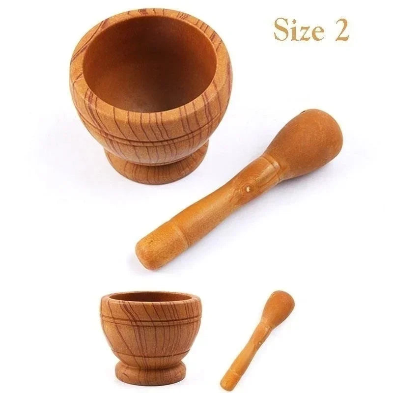 Resin Setmortar and Pestle Garlic Herb Spice
