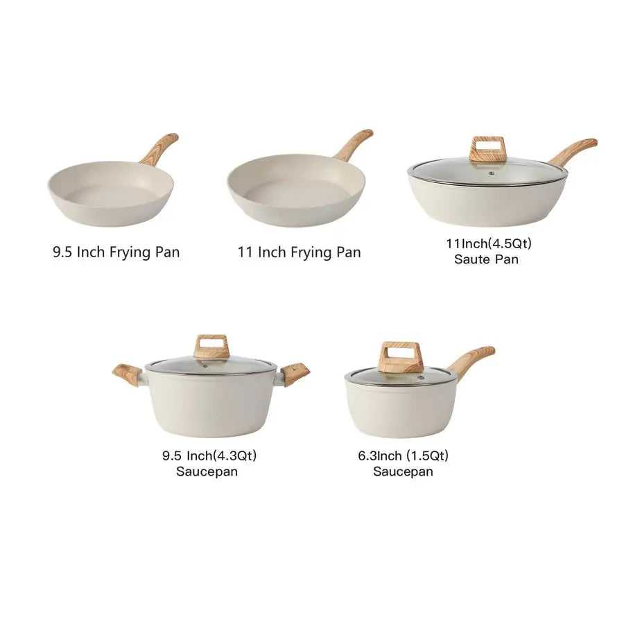Pots and Pans Set Non Stick Cookware