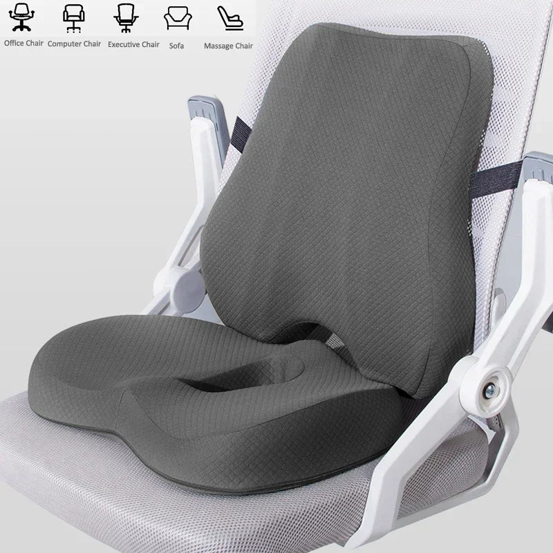 Memory Foam Seat Cushion Set