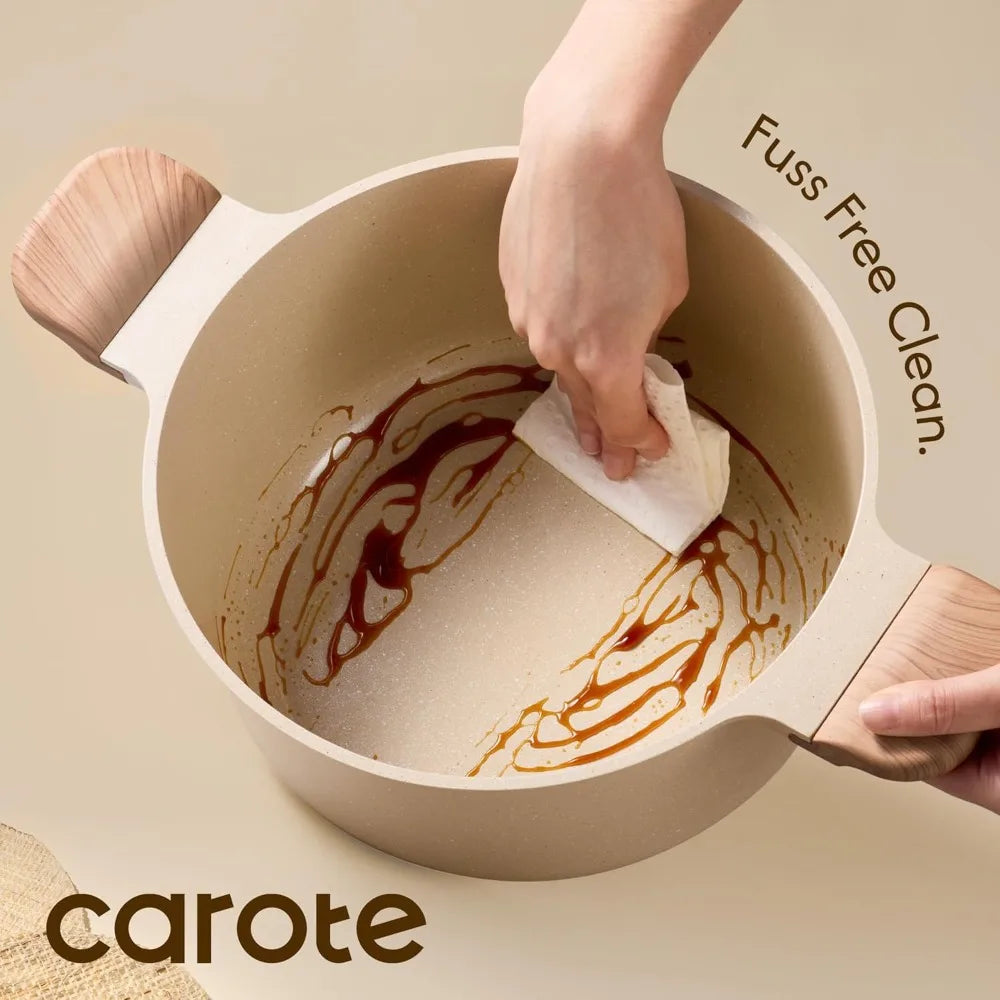 5 Qt Nonstick Ceramic Stock Pot with Lid