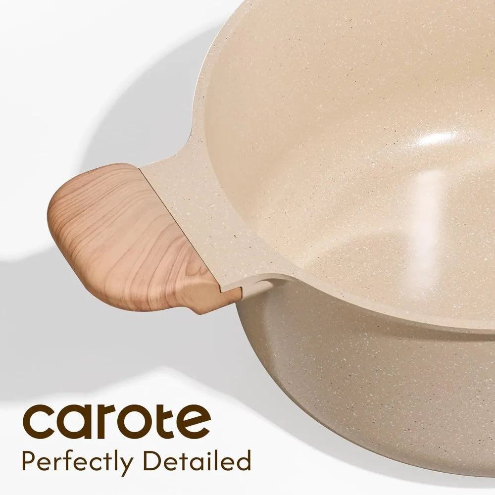 5 Qt Nonstick Ceramic Stock Pot with Lid