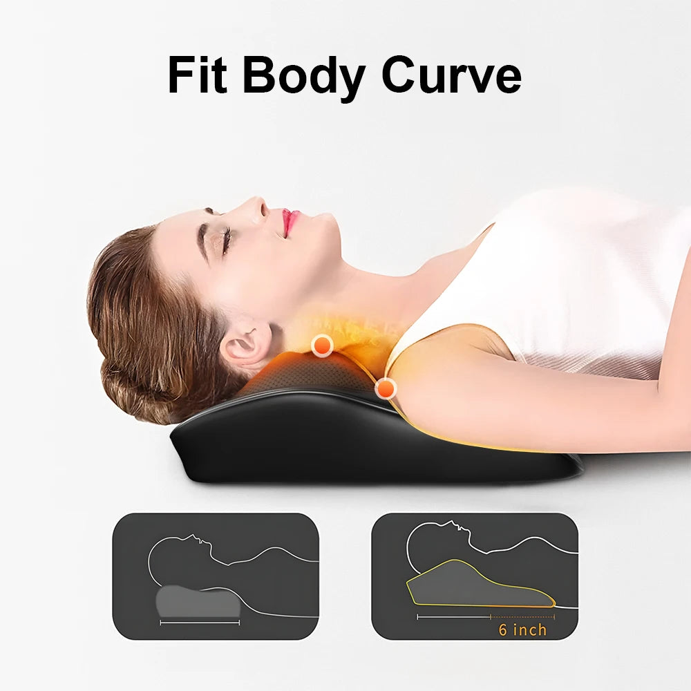 3D Heated-Kneading Massage Pillow