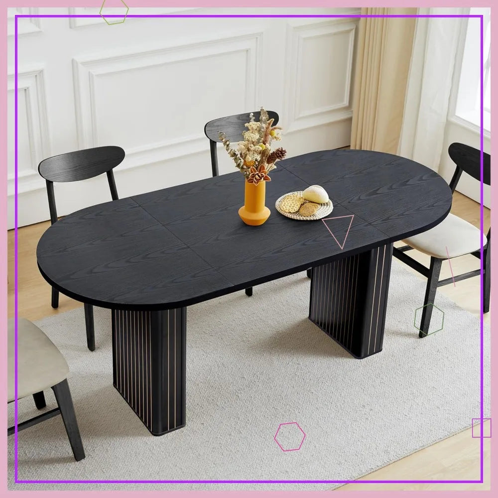 70.8 Inch Oval Dining Table