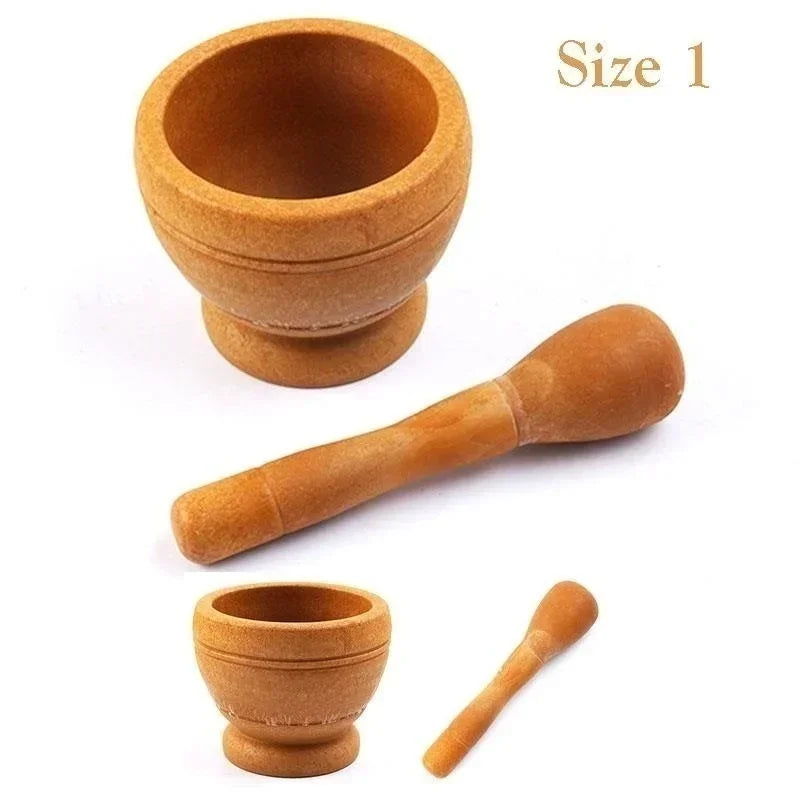 Resin Setmortar and Pestle Garlic Herb Spice