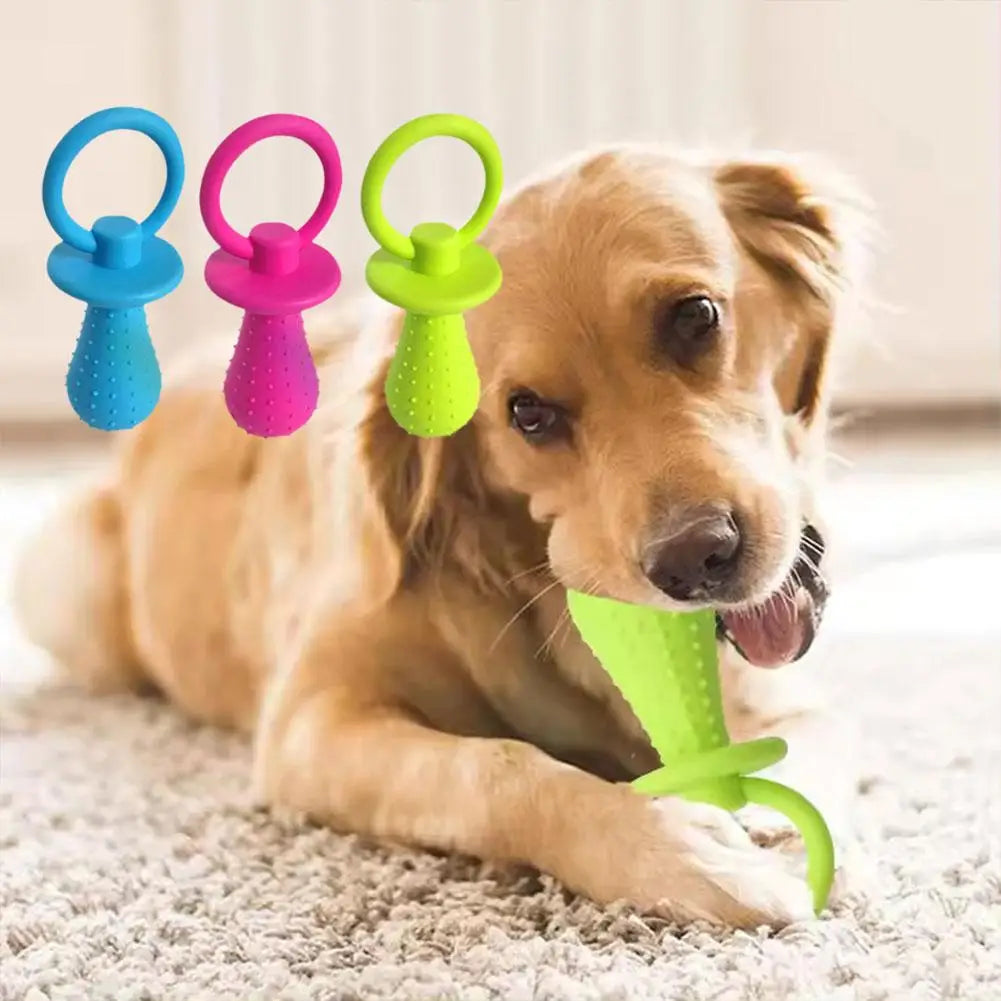 Pet Rubber Pacifier Dog Toy