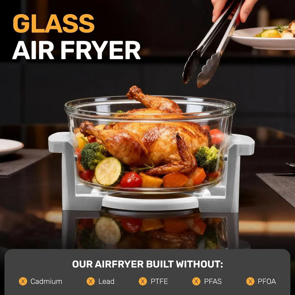 16Qt Large Glass Air Fryer