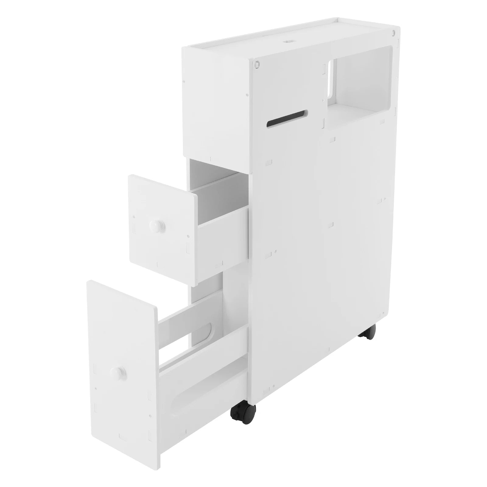 Narrow Floor Storage Cabinet 50kg Load-bearing Capacity