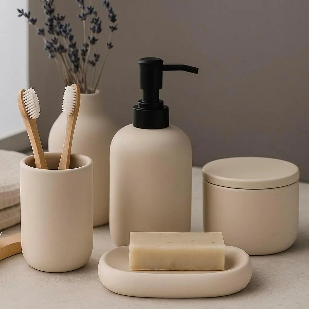 Modern Ceramic Bathroom Set