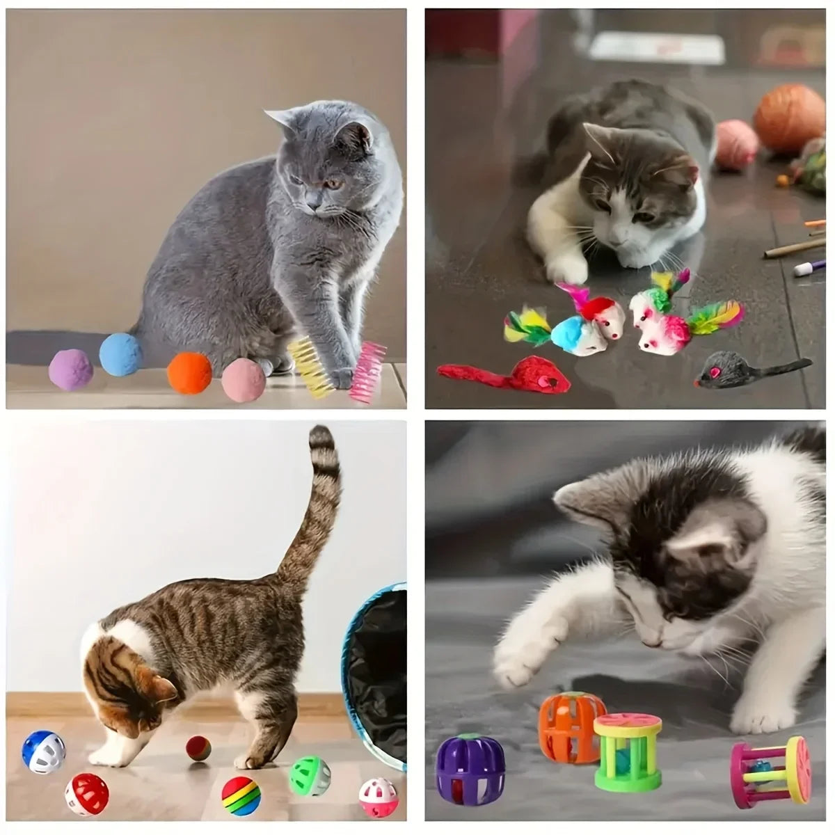 Cat Toys Mixed Pack. Combination