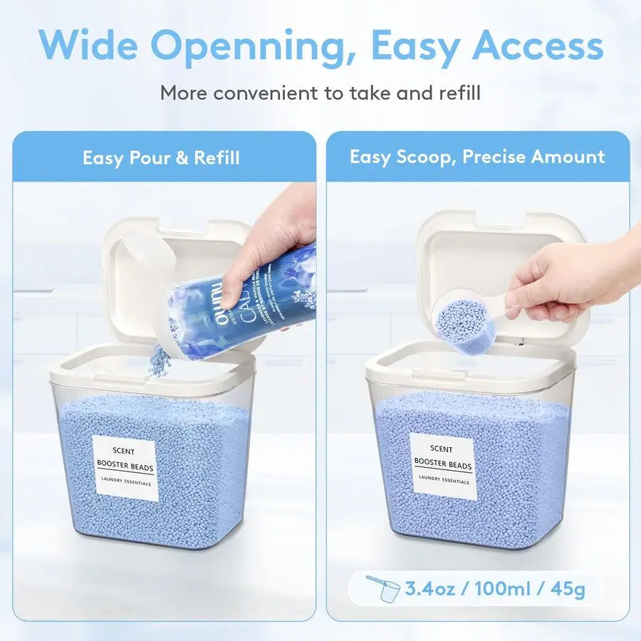 Laundry Pods Container with Popup Lid