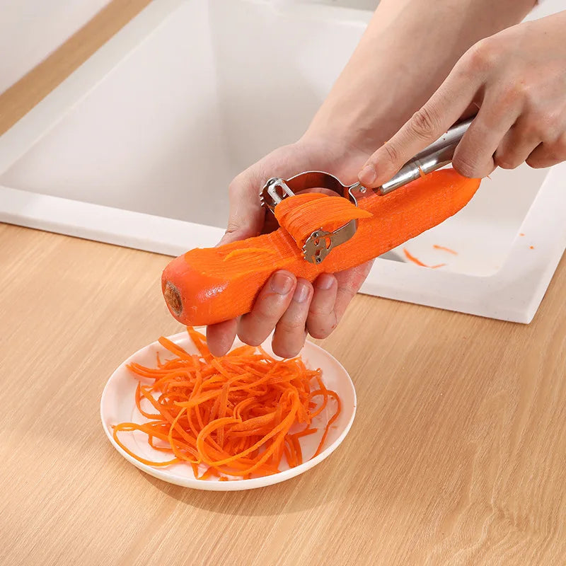 High Quality Stainless Steel Potato Cucumber Carrot Julienne Peeler