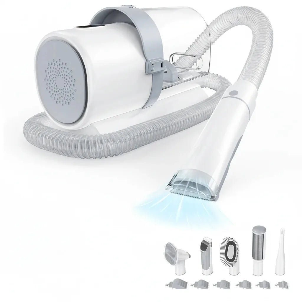 Pet Grooming Vacuum Kit with 2L Dust Cup