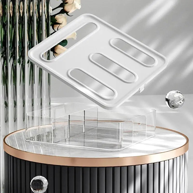 Zip Lock Organizer With Gallon, Quart, and Sandwich Size Pockets