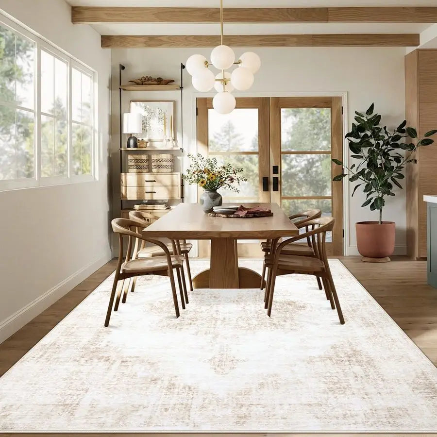 8x10 Washable Vintage Rug