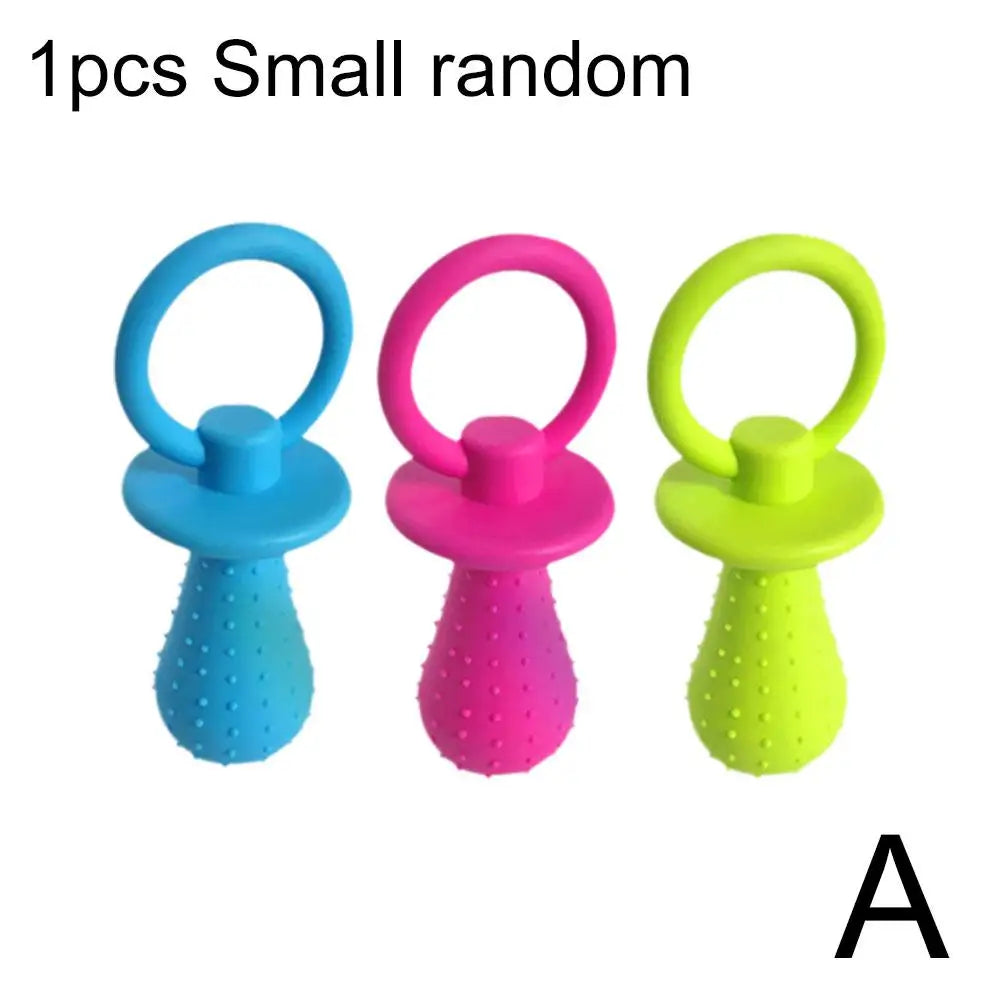 Pet Rubber Pacifier Dog Toy